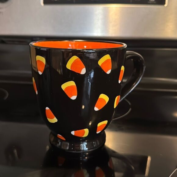 Crate&Barrel Ceramic Candy Corn Mug - Picture 1 of 4